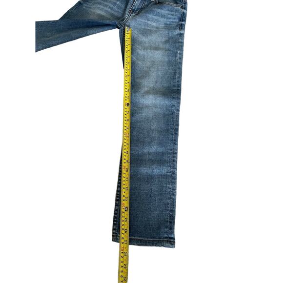 RSQ Boys Tokyo Super Skinny Jeans Medium Wash Blue Whiskered Size 14 New - Picture 8 of 10